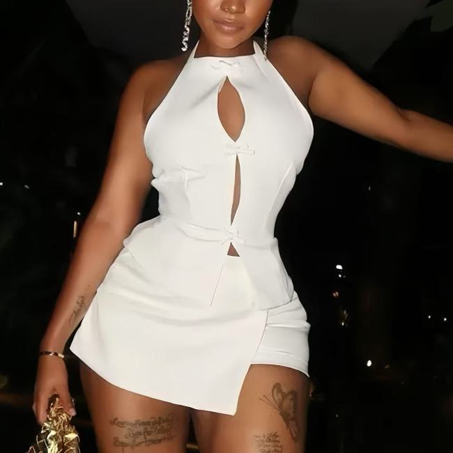 Bodycon 2 Piece Matching Shorts Set