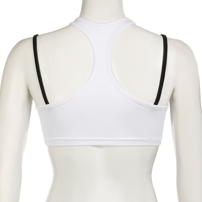 Black Straps Tank Top