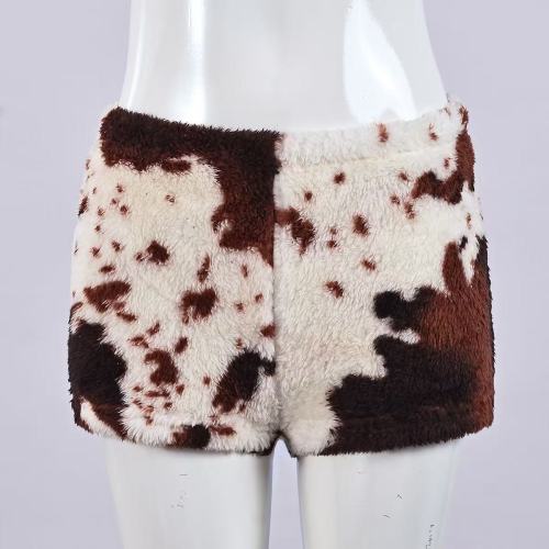Cow Fleece Shorts