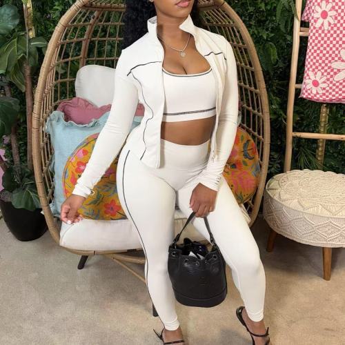New Fall Tracksuit 3 Piece Matching Set 