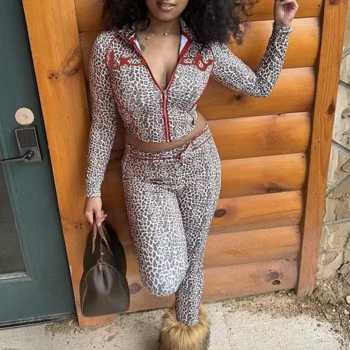 leopard print track suit, leopard print tracksuit womens, 2 piece leopard pant set
