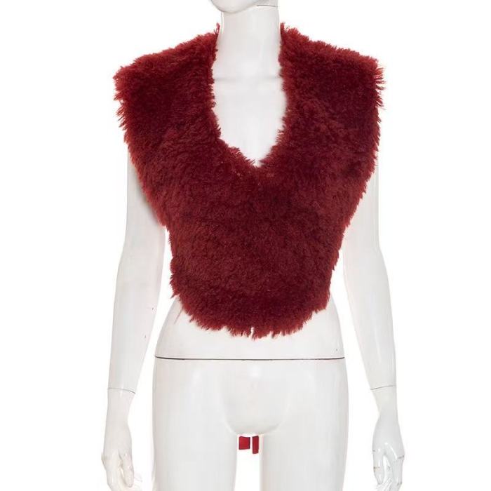 fuzzy tube top, fuzzy pink tank top, fuzzy tank top