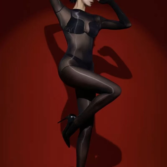 Seamless Glossy Body Legging Bodysuit