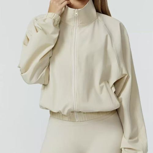 Quick Drying Yoga Crop Jacket 