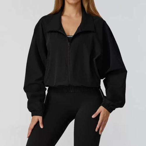 Quick Drying Yoga Crop Jacket 