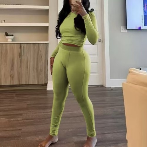 Long Sleeve 2 Piece Casual Set 