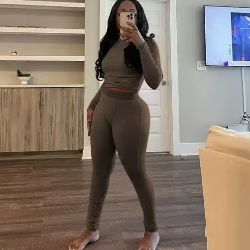 Long Sleeve 2 Piece Casual Set 