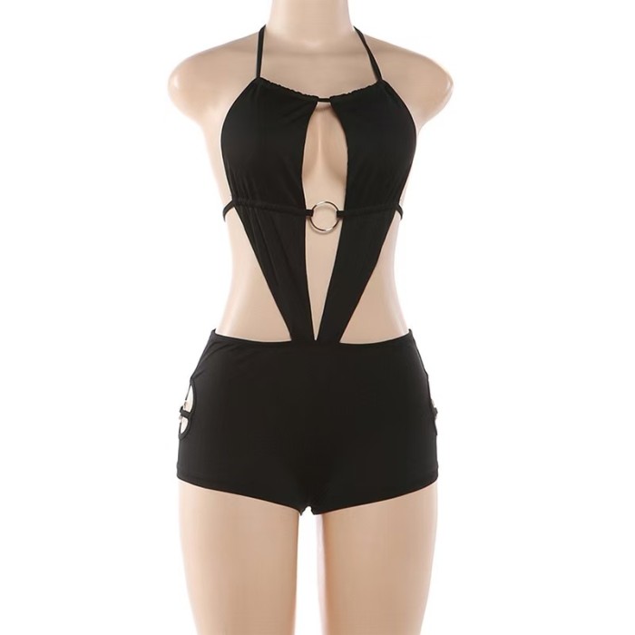 Sexy Black Halter Jumpsuit