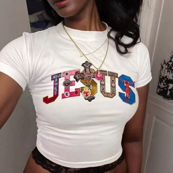 Graphic Crop Top