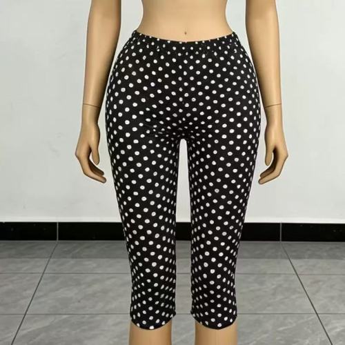 Polka Dot Cropped Pants