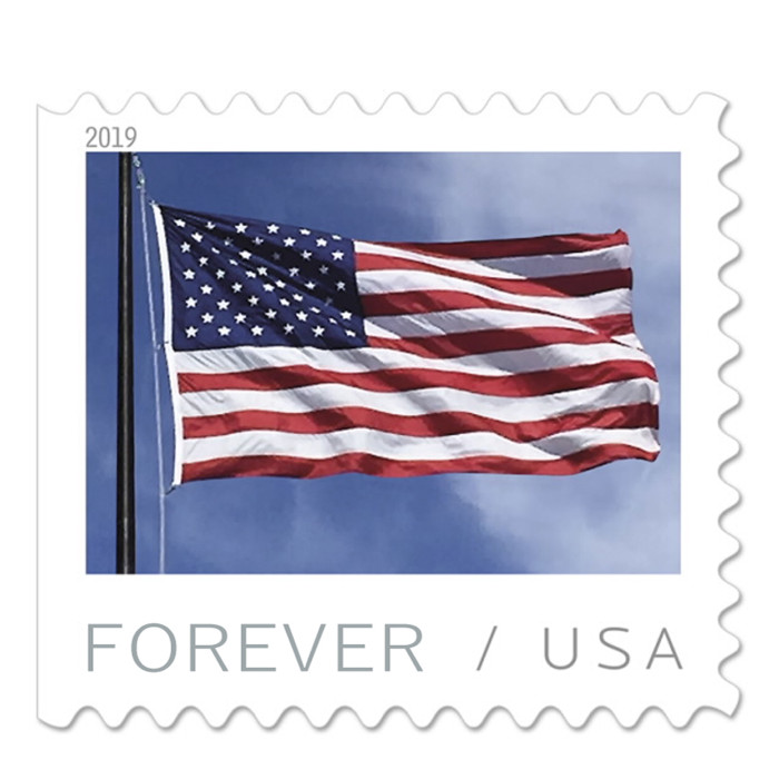 U.S. Flag 2019, 100Pcs / Roll