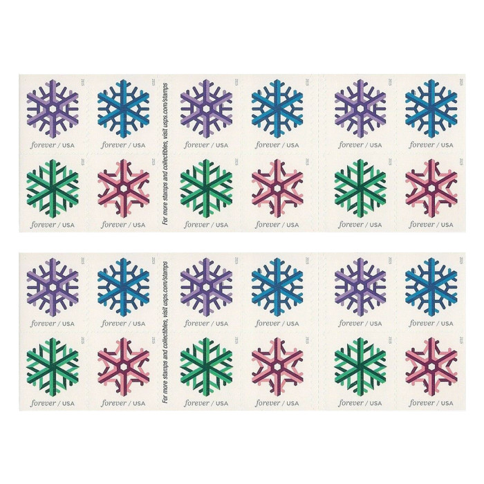 Geometric Snowflake 100 Pcs