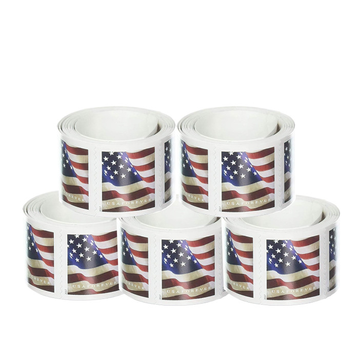 U.S. Flag 2017, 100Pcs/Rolls (500 Pcs)