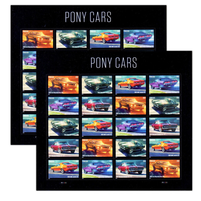 Pony Cars,100 Pcs