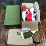 Gucci Men Women Shoes Luxury Brand Fashion Sneakers Rhyton Sneaker with Original Box