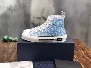 Dior Men Women Shoes Sneakers Luxury Brand B23 Sneakers High-Top Sneaker with Original Box