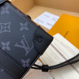 Louis Vuitton Womens and Mens Unisex Bags Luxury Brand SOFT TRUNK WALLET M69838 Monogram Eclipse coated canvas