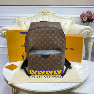 Louis Vuitton Mens Bags Backpacks Luxury Brand Fashion Type DISCOVERY BACKPACK M57965 Monogram coated canvas with Original Box