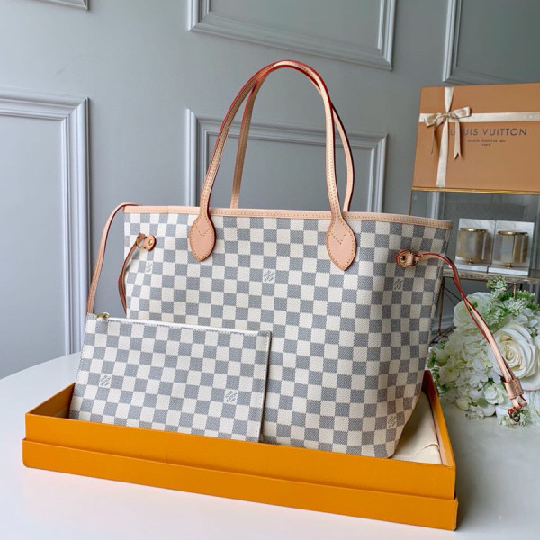 Copy Louis Vuitton Womens Bags Luxury Brand Fashion Type NEVERFULL MM Ballerina Handbags M41361