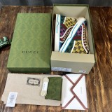 Gucci Womens ManShoes Fashion Type Luxury Brand Leather Gucci Tennis 1977 high top sneaker with Original Box