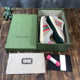 Gucci Distressed Screener Sneakers Men Womens Shoes