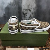 Gucci Shoes Leather Gucci Tennis 1977 slip-on sneaker Loafers with Original BoxGG Multicolor