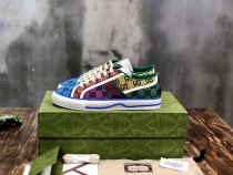 Gucci Womens ManShoes Fashion Type Luxury Brand Leather Gucci Tennis 1977 low top sneaker with Original Box