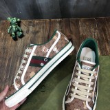 Gucci Womens ManShoes Fashion Type Luxury Brand Leather Gucci Tennis 1977 low top sneaker with Original Box