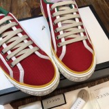 Copy Gucci Womens ManShoes Fashion Type Luxury Brand Leather Gucci Tennis 1977 low top sneaker with Original Box