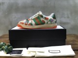 Gucci Distressed Screener Sneakers Men Womens Shoes