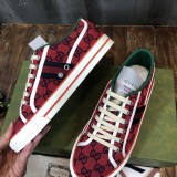 Gucci Womens ManShoes Fashion Type Luxury Brand Leather Gucci Tennis 1977 low top sneaker with Original Box