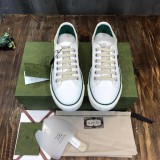 Gucci Womens ManShoes Fashion Type Luxury Brand Leather Gucci Tennis 1977 low top sneaker with Original Box