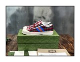 Gucci Womens ManShoes Fashion Type Luxury Brand Leather Gucci Tennis 1977 low top sneaker with Original Box