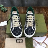 Gucci Womens ManShoes Fashion Type Luxury Brand Leather Gucci Tennis 1977 low top sneaker with Original Box