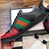 Gucci Distressed Screener Sneakers Men Womens Shoes