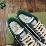 Gucci Womens ManShoes Fashion Type Luxury Brand Leather Gucci Tennis 1977 low top sneaker with Original Box