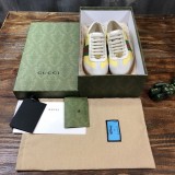 Gucci  ShoesG74 Sneakers Lace-Up Luxury Brand Women's Ace Embroidered with Original Box