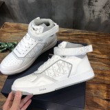 Dior Oblique Jacquard Dior B27 High-TOP sneakers Smooth Calfskin shoes