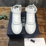 Dior Oblique Jacquard Dior B27 High-TOP sneakers Smooth Calfskin shoes