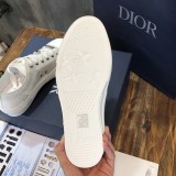 Dior Men Shoes Casual Luxury Brand B23 Low-Top Sneaker Reflective Gray Dior Oblique Canvas