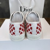 Dior Men Shoes Casual Luxury Brand B23 Low-Top Sneaker Reflective Gray Dior Oblique Canvas