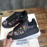 Alexander McQueen Mens Shoes Fashion Sneakers Unisex Design Luxury Brand Oversized Sneaker with Box