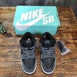 Nike SB Dunk Low Retro White/Black Sneakers Men Womens Shoes with Original Box