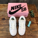 Nike SB Dunk Low Retro White/Black Sneakers Men Womens Shoes with Original Box