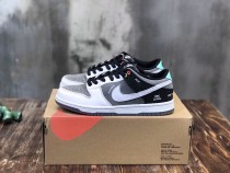 Nike SB Dunk Low Retro White/Black Sneakers Men Womens Shoes with Original Box