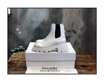 Alexander McQueen Womens Shoes Boots Fashion Design Luxury Brand Tread Chelsea Boots