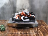 Nike SB Dunk Low Retro White/Black Sneakers Men Womens Shoes with Original Box