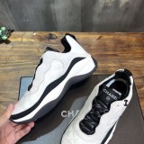 Chanel Women Shoes Sneakers Lace-Up Design Luminous Luxury Brand Sports Shoes with Original Box