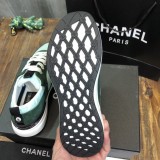 Chanel Women Shoes Sneakers Lace-Up Design Luminous Luxury Brand Sports Shoes with Original Box