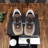 Chanel Women Shoes Sneakers Lace-Up Design Luminous Luxury Brand Sports Shoes with Original Box